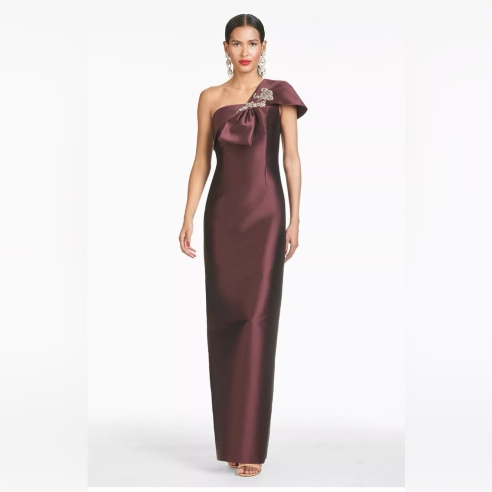 Sachin + Babi INES GOWN in Eggplant size 4 NWT Retail $995 sold out! - Picture 7 of 12